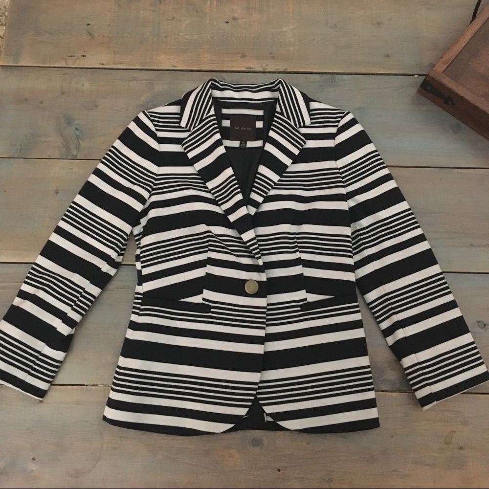 Stripe Blazer